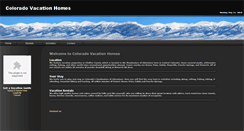 Desktop Screenshot of coloradovacationhomes.com